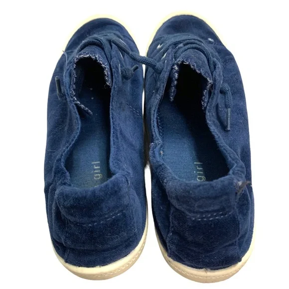 Madden Girl Baailey Sneaker Navy Velvet Size 7 1/2 - Picture 4 of 6